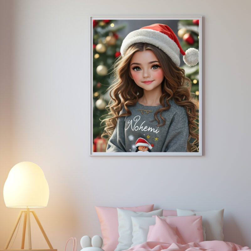 Custom Christmas wall art print